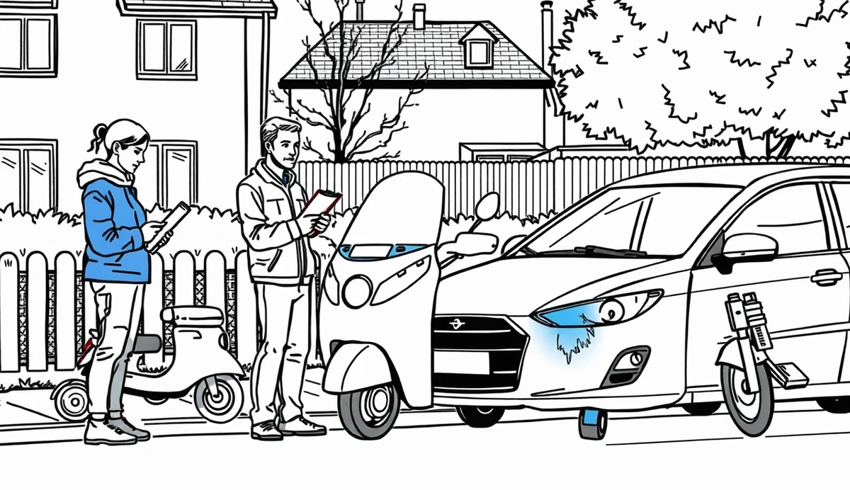 Výrobný štítok s vyrazeným číslom na ráme elektrickej trojkolky