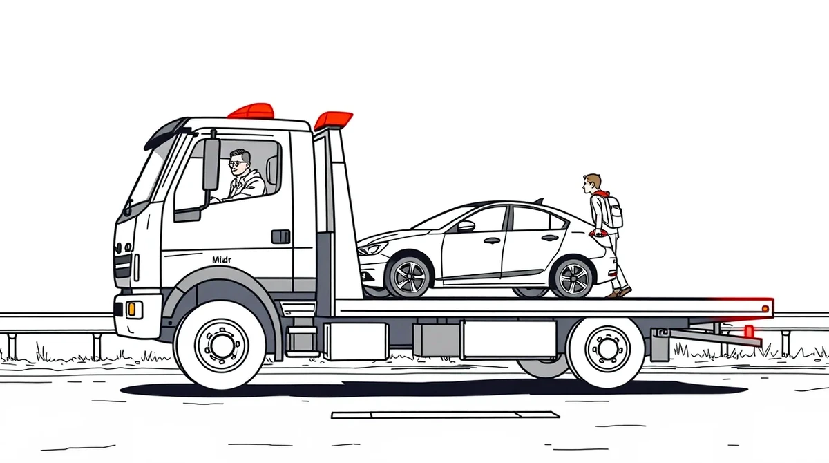 Servisný technik kontroluje podvozok a zavesenie kolies vozidla po nehode na zdviháku