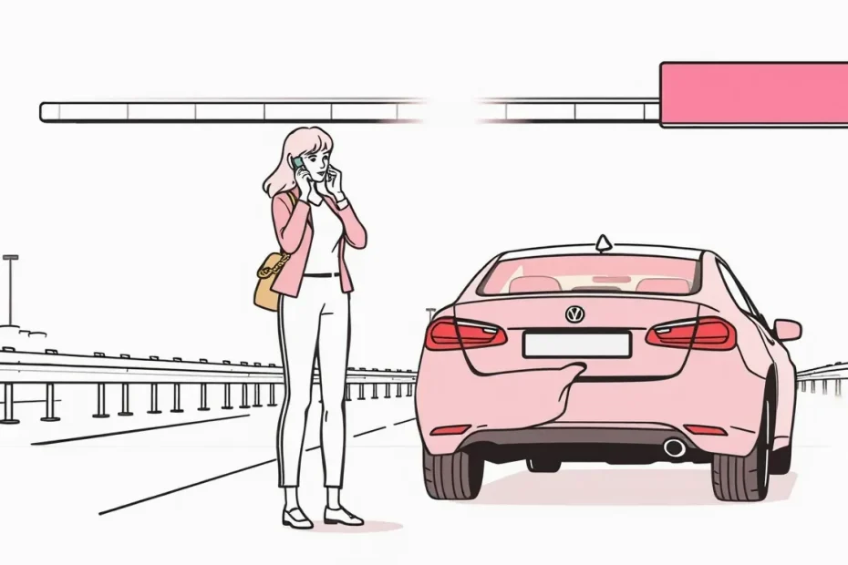 Pracovník dopravného inšpektorátu overuje technický preukaz a dokumenty k motorovému vozidlu