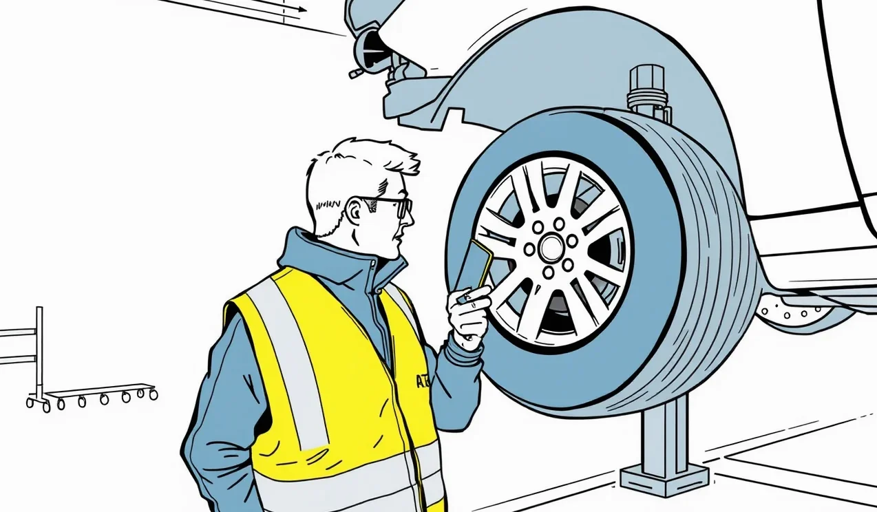 Zaparkované auto s poškodenou strechou po páde snehu a cencúľov z budovy