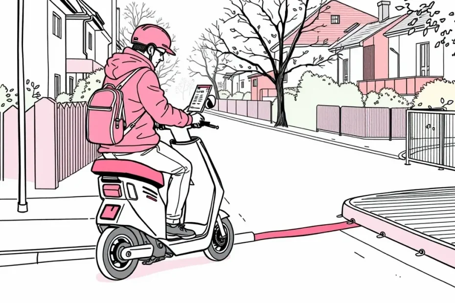 Cyklista stojaci pred priechodom pre chodcov vedľa svojho bicykla