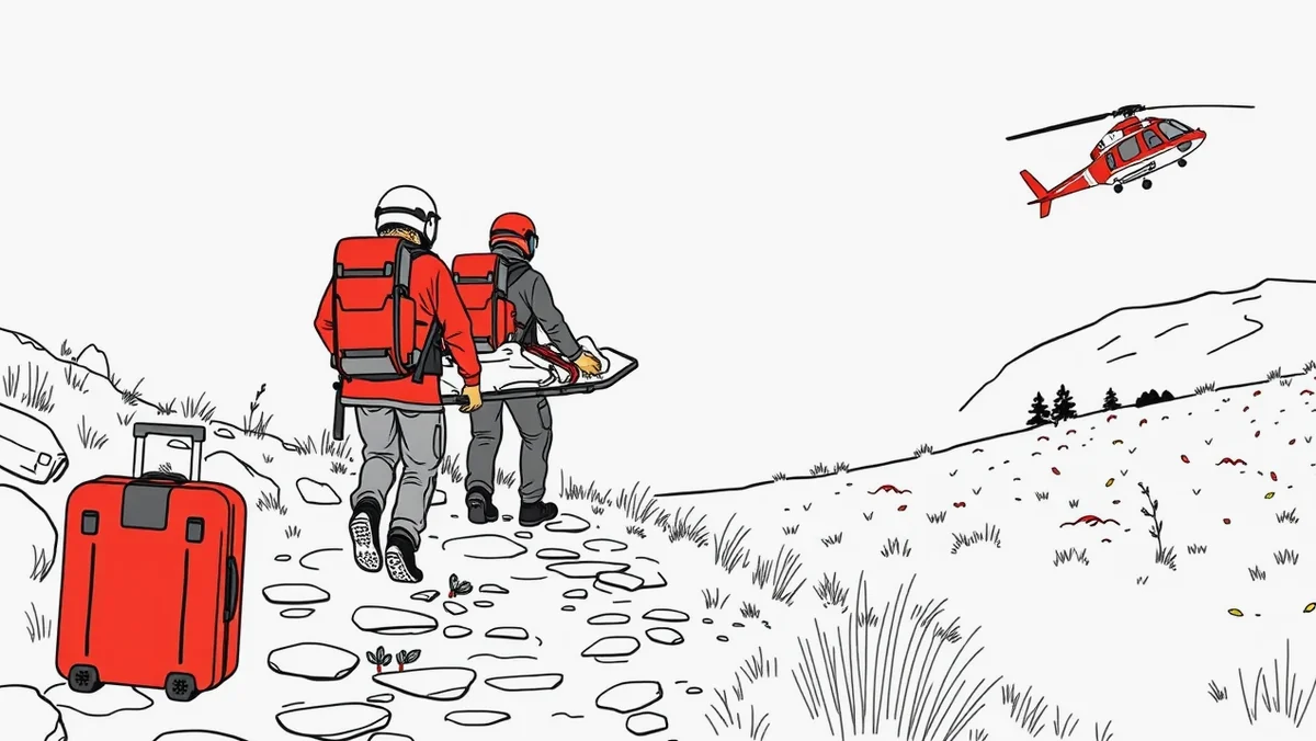 Bežec kontroluje svoje štartové číslo pred vybehnutím na maratónsku trať