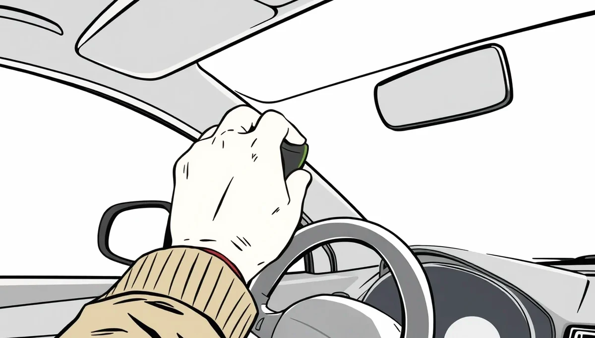 Žlté odťahové vozidlo nakladá nepojazdný osobný automobil pred čerpacou stanicou