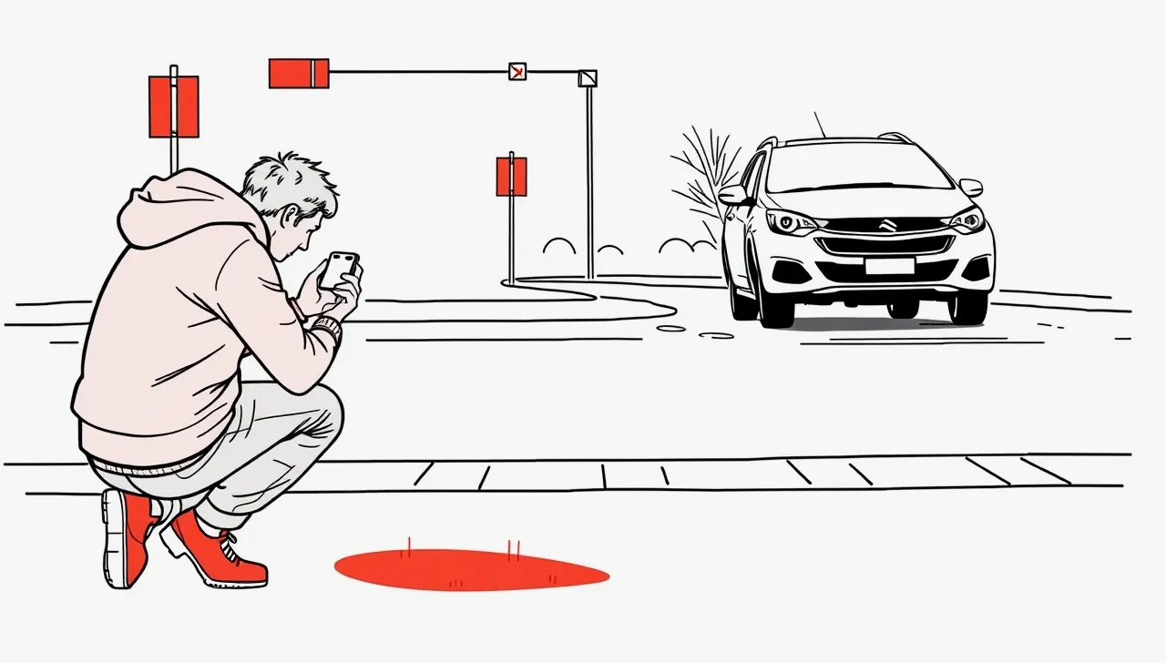 Vodiči vypĺňajú európsku správu o nehode na kapote poškodeného automobilu