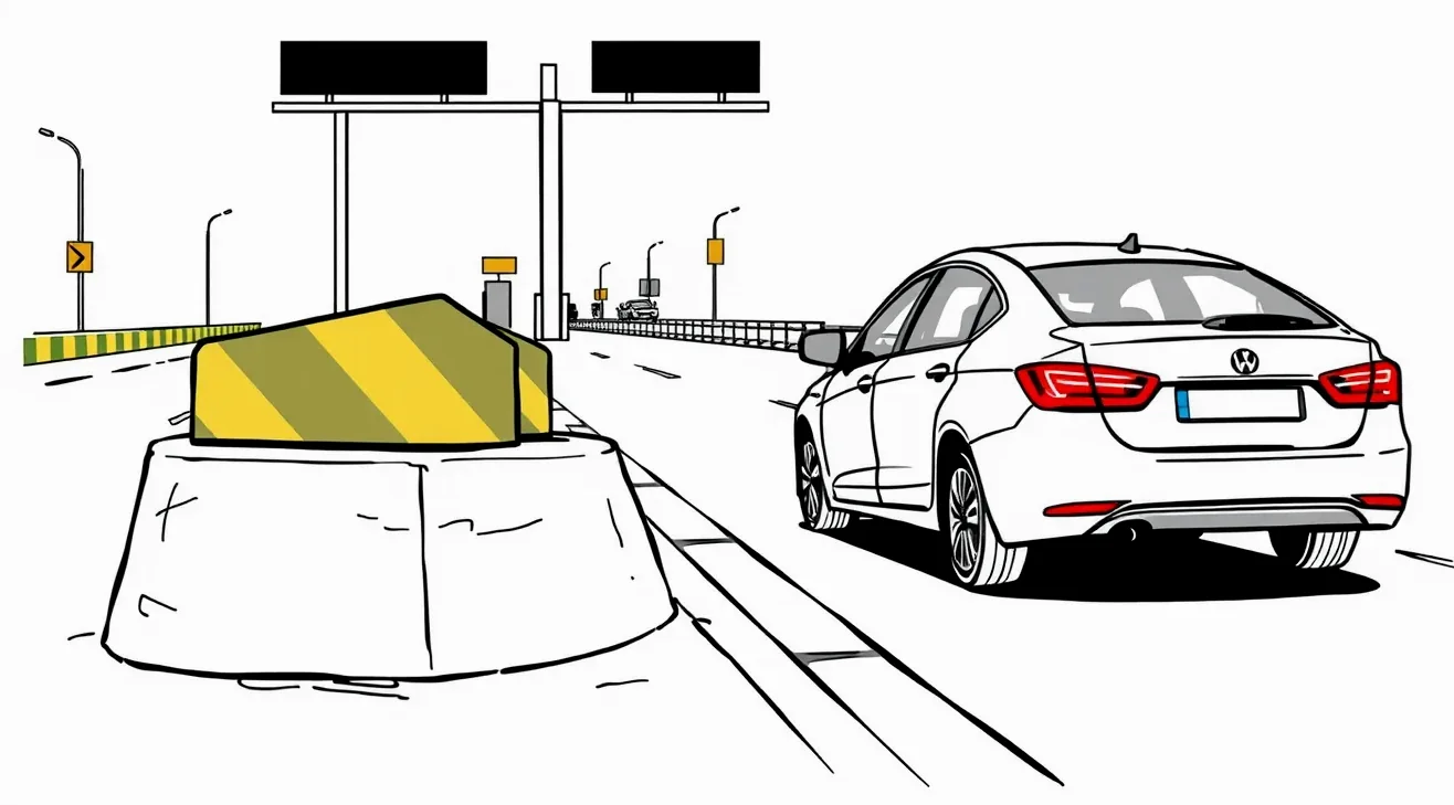 Žlté vozidlo asistenčnej odťahovej služby nakladá nepojazdné auto na diaľničnom odpočívadle