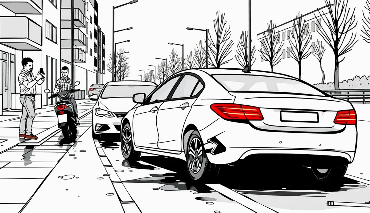 Podpísanie kúpnej zmluvy na ojazdené auto medzi dvoma mladými ľuďmi