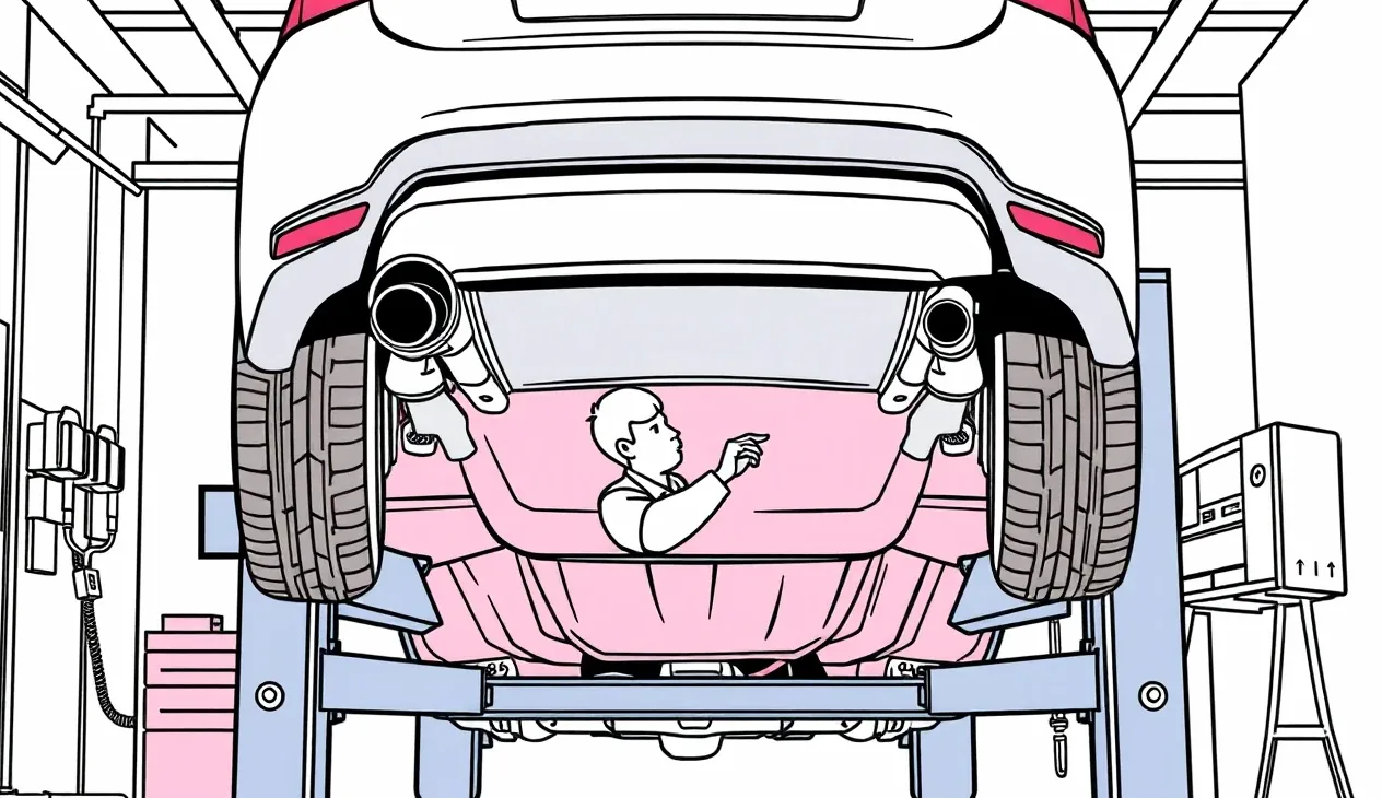 Pohľad do motorového priestoru vozidla s prestrihnutými káblami po odcudzení autobatérie