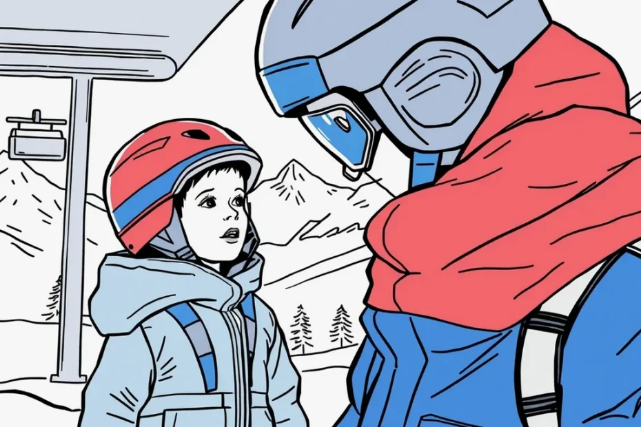 Záchranári Horskej záchrannej služby transportujú zraneného snowboardistu na kanadských saniach zo zjazdovky