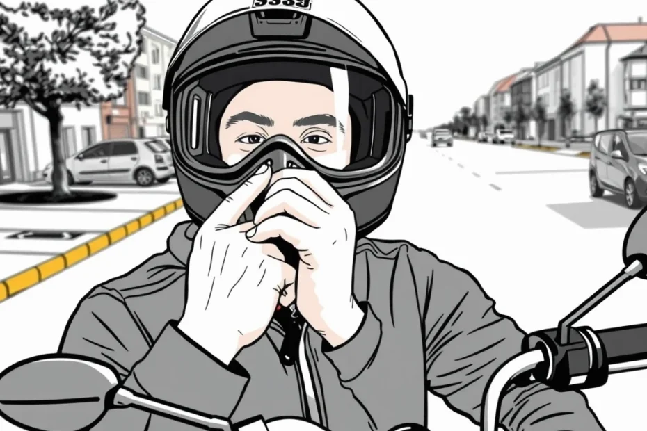 Detail kontroly motolekárničky uloženej v batožinovom priestore motocykla