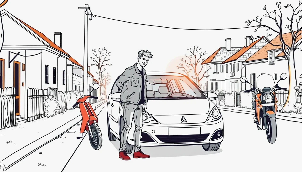 Vodič pri vypĺňaní záznamu o dopravnej nehode po kolízii na ceste