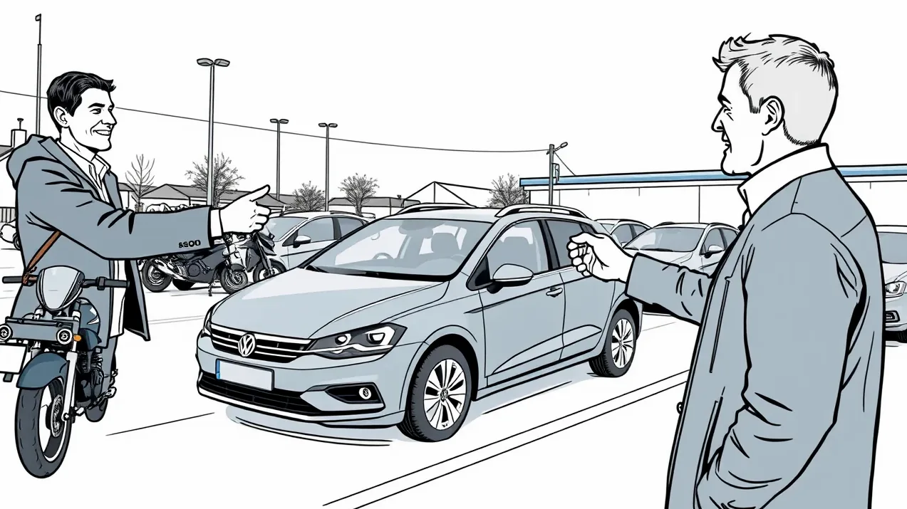 Pracovník stanice technickej kontroly kontroluje údaje motorového vozidla